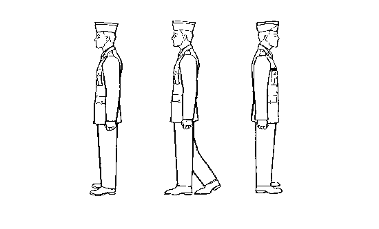 Facing to the Rear